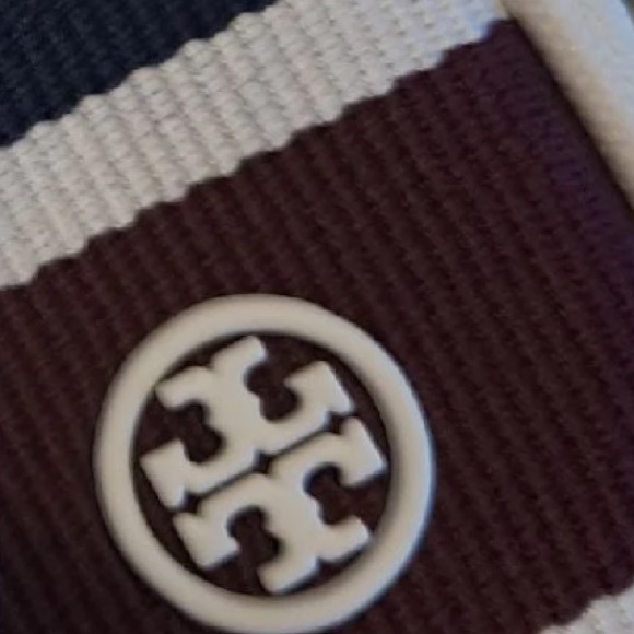 TORY BURCH CANVAS STRIPE CARGO CROSS-BODY - Picture 8 of 14